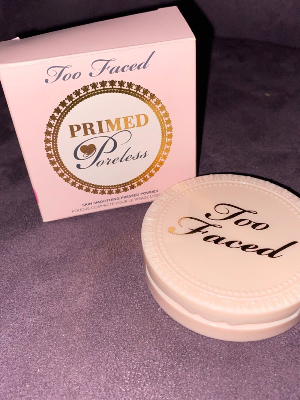 Too Faced Primed and Poreless Pressed Powder, New in Box